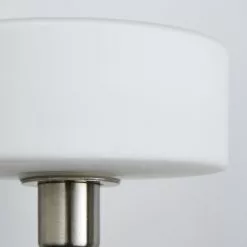 Dunelm Amelie Opal Glass Satin Nickel Table Lamp -all lighting Sales Store 30768659 alt02