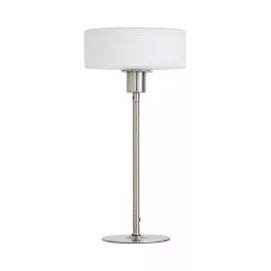 Dunelm Amelie Opal Glass Satin Nickel Table Lamp -all lighting Sales Store 30768659 alt05