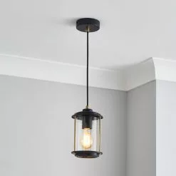 Dunelm Weston 1 Light Industrial Ceiling Pendant