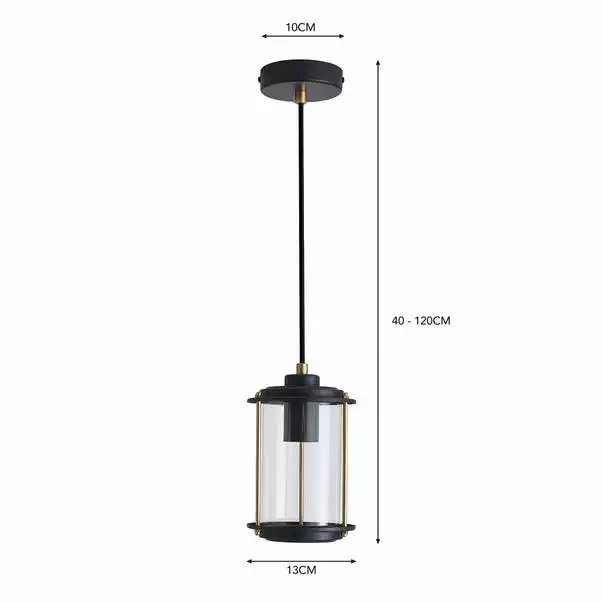 Dunelm Weston 1 Light Industrial Ceiling Pendant 8 Dunelm Weston 1 Light Industrial Ceiling Pendant - Image 6