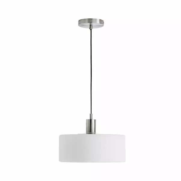 Dunelm Amelie Opal Satin Nickel Glass Light Ceiling Fitting 7 Dunelm Amelie Opal Satin Nickel Glass Light Ceiling Fitting - Image 5