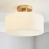 Dunelm Amelie Opal Gold Glass Flush Ceiling Fitting 1 Dunelm Amelie Opal Gold Glass Flush Ceiling Fitting -all lighting Sales Store 30768668