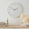 Churchgate Distressed Wooden 60cm Clock Cream -all lighting Sales Store 30769195