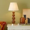 Dunelm Lilo Tortoiseshell Glass Table Lamp -all lighting Sales Store 30770033