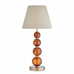 Dunelm Lilo Tortoiseshell Glass Table Lamp -all lighting Sales Store 30770033 alt04