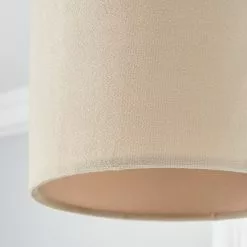 Dunelm Nesa 18cm Velvet Cylinder Shade 9 Dunelm Nesa 18cm Velvet Cylinder Shade -all lighting Sales Store 30770046 alt02