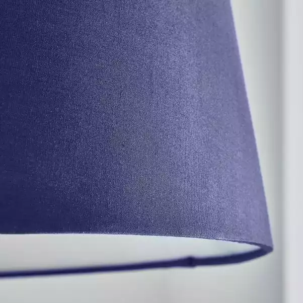 Dunelm Ava Navy Tapered Shade 5 Dunelm Ava Navy Tapered Shade - Image 3