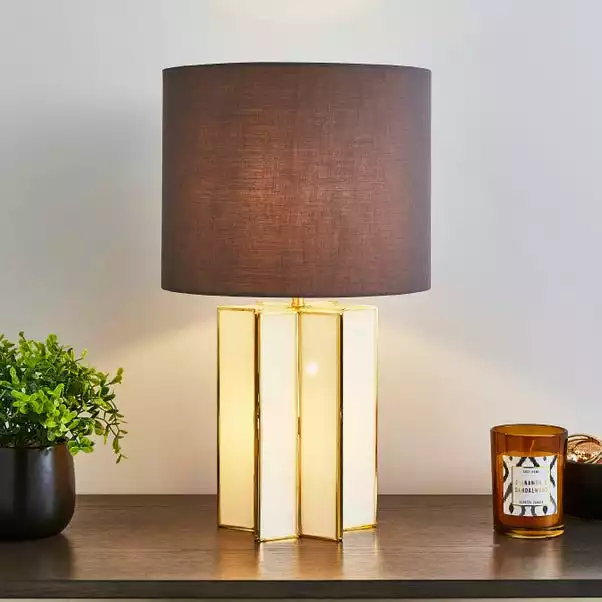 Dunelm Virgo Star Glass Table Lamp 3 Dunelm Virgo Star Glass Table Lamp