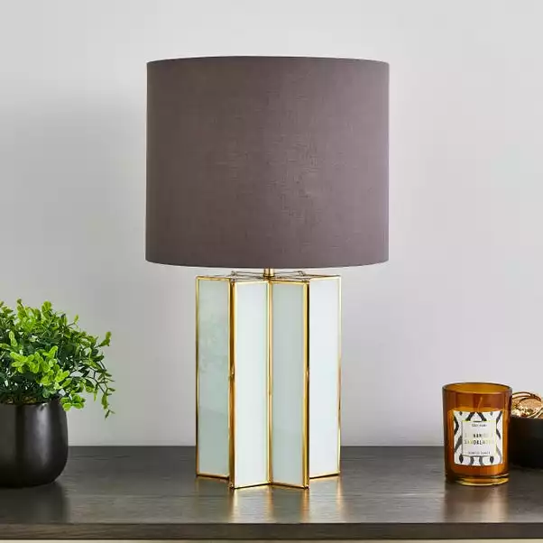 Dunelm Virgo Star Glass Table Lamp 4 Dunelm Virgo Star Glass Table Lamp - Image 2