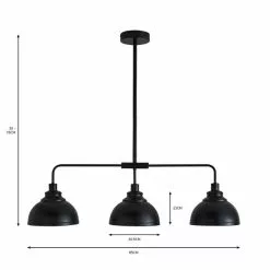 Dunelm Galley 3 Light Diner Ceiling Fitting 13 Dunelm Galley 3 Light Diner Ceiling Fitting -all lighting Sales Store 30770081 alt07