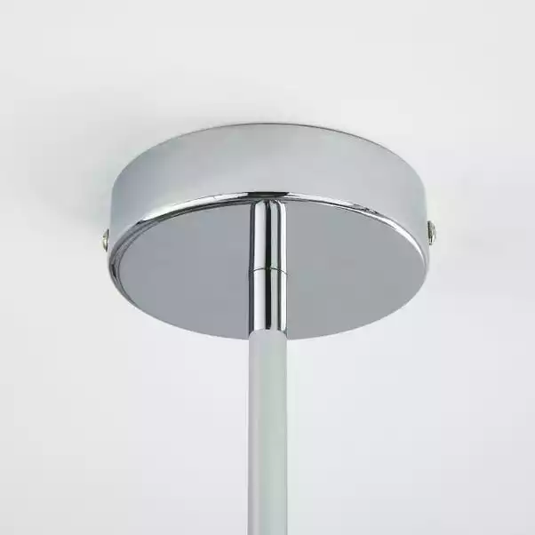 Dunelm Erin Ceiling 3 Light Smoked Ceiling Fitting 6 Dunelm Erin Ceiling 3 Light Smoked Ceiling Fitting - Image 4