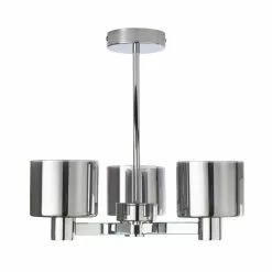 Dunelm Erin Ceiling 3 Light Smoked Ceiling Fitting 12 Dunelm Erin Ceiling 3 Light Smoked Ceiling Fitting -all lighting Sales Store 30770082 alt05