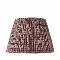 Dunelm Dash Ruched Tapered Shade 8 Dunelm Dash Ruched Tapered Shade -all lighting Sales Store 30770090 alt05