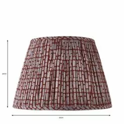 Dunelm Dash Ruched Tapered Shade 9 Dunelm Dash Ruched Tapered Shade -all lighting Sales Store 30770090 alt07