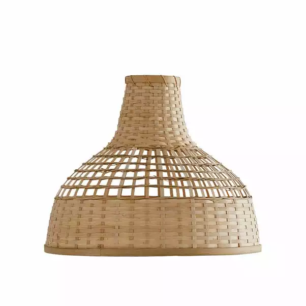 Dunelm Keoni Bamboo Easy Fit Pendant 35cm 6 Dunelm Keoni Bamboo Easy Fit Pendant 35cm - Image 4