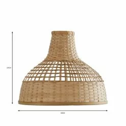 Dunelm Keoni Bamboo Easy Fit Pendant 35cm 11 Dunelm Keoni Bamboo Easy Fit Pendant 35cm -all lighting Sales Store 30770179 alt07