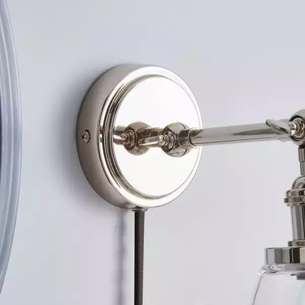 Dorma Purity Nickson EasyFit Plug-In Wall Light 6 Dorma Purity Nickson EasyFit Plug-In Wall Light - Image 4