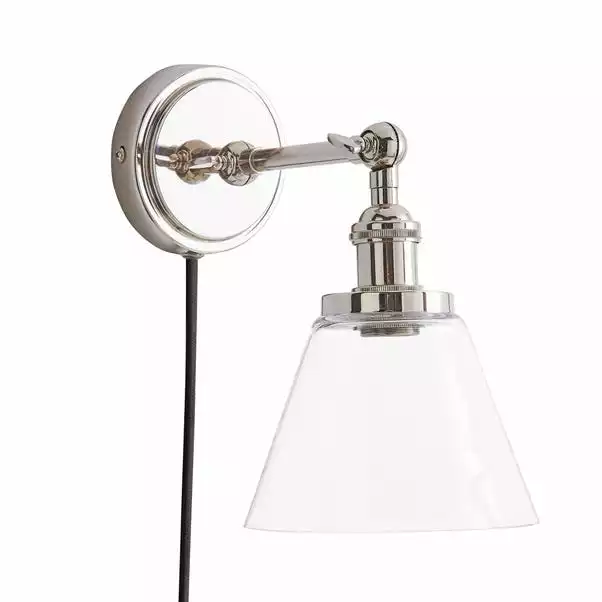 Dorma Purity Nickson EasyFit Plug-In Wall Light 7 Dorma Purity Nickson EasyFit Plug-In Wall Light - Image 5