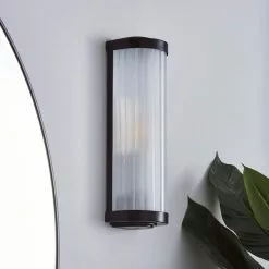 Dunelm Ripon Bathroom Wall Light Matt Black 9 Dunelm Ripon Bathroom Wall Light Matt Black -all lighting Sales Store 30780623 alt01