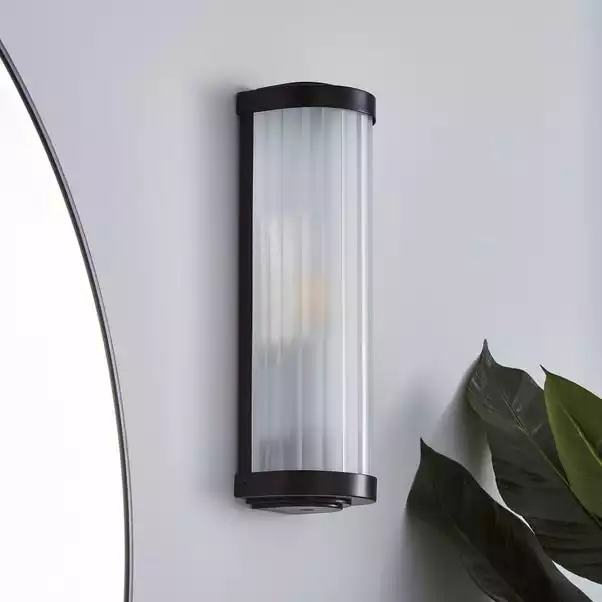 Dunelm Ripon Bathroom Wall Light Matt Black 4 Dunelm Ripon Bathroom Wall Light Matt Black - Image 2