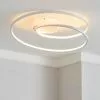 Dunelm Menton Integrated LED Swirl White Semi-Flush Ceiling Fitting 2 Dunelm Menton Integrated LED Swirl White Semi-Flush Ceiling Fitting -all lighting Sales Store 30781658