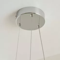 Dunelm Riviera Dimmable LED Chrome Ceiling Fitting -all lighting Sales Store 30787048 alt03