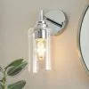 Dunelm Fryer Chrome Bathroom Wall Light 2 Dunelm Fryer Chrome Bathroom Wall Light -all lighting Sales Store 30789841