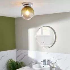 Dunelm Torbay Bathroom 1 Light Flush Ceiling Fitting 12 Dunelm Torbay Bathroom 1 Light Flush Ceiling Fitting -all lighting Sales Store 30789850 alt04