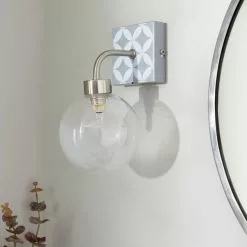 Dunelm Geometric Tile Bathroom Wall Light 9 Dunelm Geometric Tile Bathroom Wall Light -all lighting Sales Store 30789859 alt01