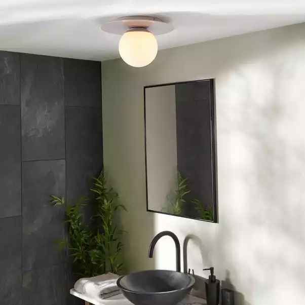 Dunelm Tela Bathroom 1 Light Flush Ceiling Fitting 7 Dunelm Tela Bathroom 1 Light Flush Ceiling Fitting - Image 5