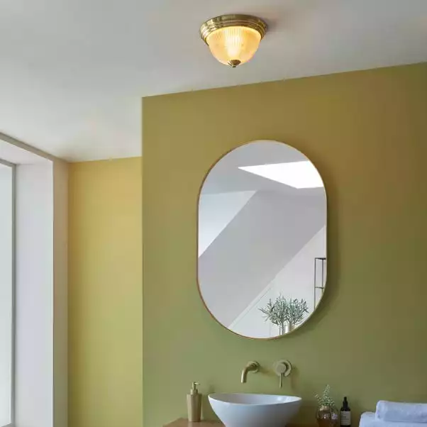 Dunelm Gleeson Prismatic Bathroom 1 Light Flush Ceiling Fitting 7 Dunelm Gleeson Prismatic Bathroom 1 Light Flush Ceiling Fitting - Image 5