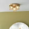 Dunelm Kylie Bathroom 3 Light Flush Ceiling Fitting 2 Dunelm Kylie Bathroom 3 Light Flush Ceiling Fitting -all lighting Sales Store 30789887