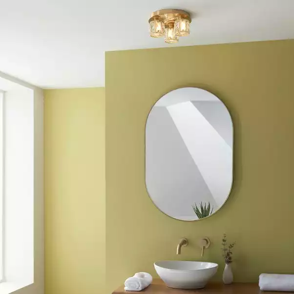 Dunelm Kylie Bathroom 3 Light Flush Ceiling Fitting 7 Dunelm Kylie Bathroom 3 Light Flush Ceiling Fitting - Image 5