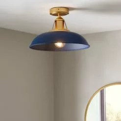 Dunelm Oraya Bathroom 1 Light Flush Ceiling Fitting