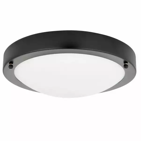 Dunelm Pluto Black Bathroom 1 Light Flush Ceiling Fitting 8 Dunelm Pluto Black Bathroom 1 Light Flush Ceiling Fitting - Image 6