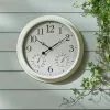 Dunelm Indoor Outdoor Country Cream Clock 40cm 1 Dunelm Indoor Outdoor Country Cream Clock 40cm -all lighting Sales Store 30792006