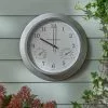 Indoor Outdoor Churchgate Galvanised Clock 35cm -all lighting Sales Store 30792007