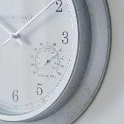 Indoor Outdoor Churchgate Galvanised Clock 35cm -all lighting Sales Store 30792007 alt03