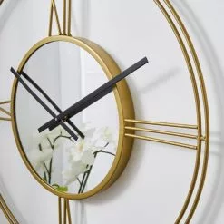 Dunelm Indoor Outdoor Luxe Gold Clock 60cm 10 Dunelm Indoor Outdoor Luxe Gold Clock 60cm -all lighting Sales Store 30792008 alt03