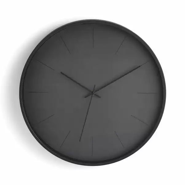 Dunelm Indoor Outdoor Aluminium Pewter Clock 5 Dunelm Indoor Outdoor Aluminium Pewter Clock - Image 3