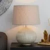 Dunelm Dahlia Scratched Resin Grey Table Lamp -all lighting Sales Store 30792138