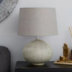 Dunelm Dahlia Scratched Resin Grey Table Lamp 8 Dunelm Dahlia Scratched Resin Grey Table Lamp -all lighting Sales Store 30792138 alt01
