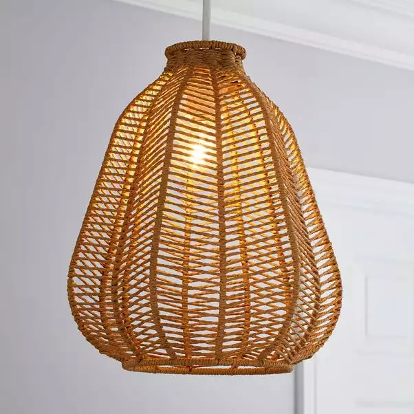 Dunelm Kylo Woven String Pendant Shade 3 Dunelm Kylo Woven String Pendant Shade