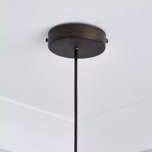 Dunelm London Industrial 1 Light Pendant Bronze Ceiling Fitting 6 Dunelm London Industrial 1 Light Pendant Bronze Ceiling Fitting - Image 4
