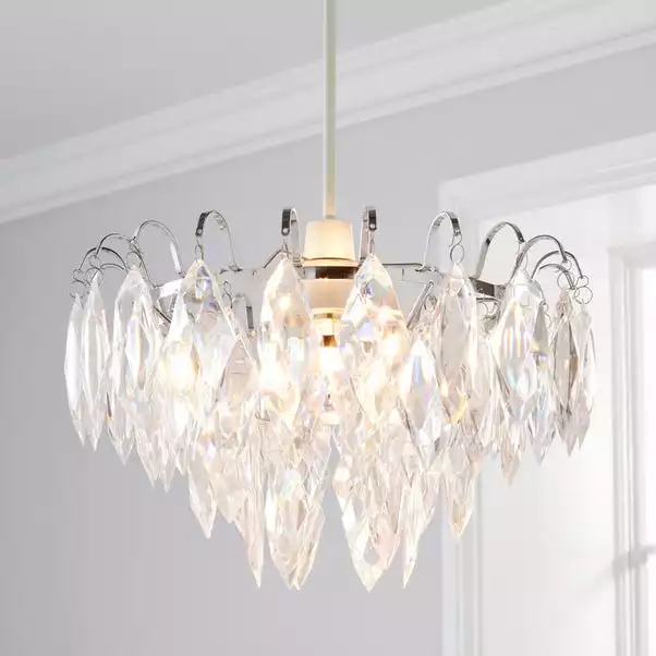 Dunelm Parla Jewel Easy Fit Pendant 3 Dunelm Parla Jewel Easy Fit Pendant