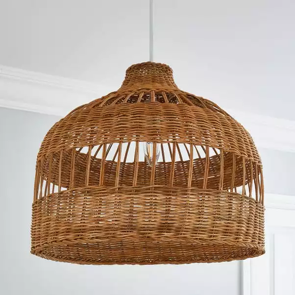 Dunelm Priyanka Rattan Easy Fit Pendant 4 Dunelm Priyanka Rattan Easy Fit Pendant - Image 2