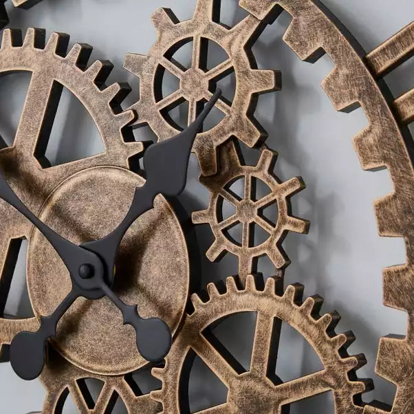 Dunelm Indoor Outdoor Cogs Clock 60cm 6 Dunelm Indoor Outdoor Cogs Clock 60cm - Image 4