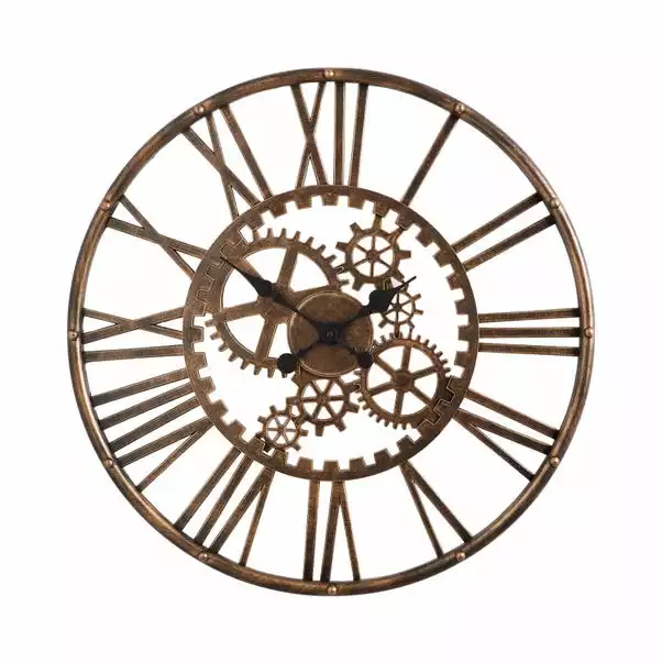 Dunelm Indoor Outdoor Cogs Clock 60cm 7 Dunelm Indoor Outdoor Cogs Clock 60cm - Image 5