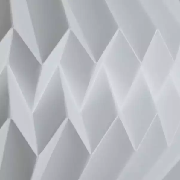 The Edited Life Pahal Origami Paper Pendant White 5 The Edited Life Pahal Origami Paper Pendant White - Image 3