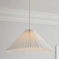 The Edited Life Pahal Origami 45cm Tapered Pendant White